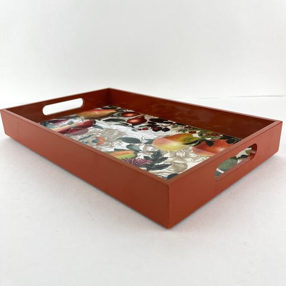 Michel Design Works Decoupage Wooden Serving Tray - Picture 3 of 6